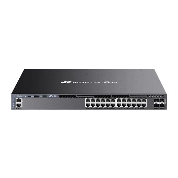 SG6428XHP Omada 24-Port Gigabit Stackable L3 Managed PoE+ Switch with 4 10G Slots