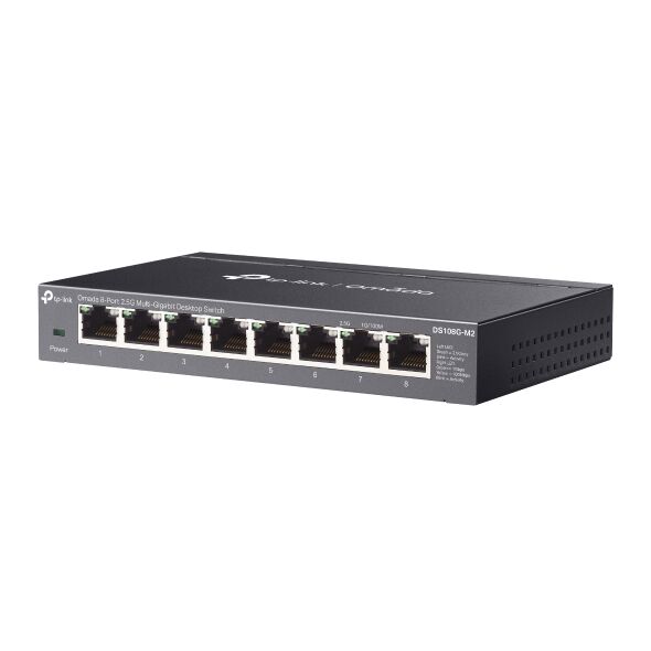 DS108G-M2 Omada 8-Port 2.5G Multi-Gigabit Unmanaged Desktop Switch ( Yönetilemez )